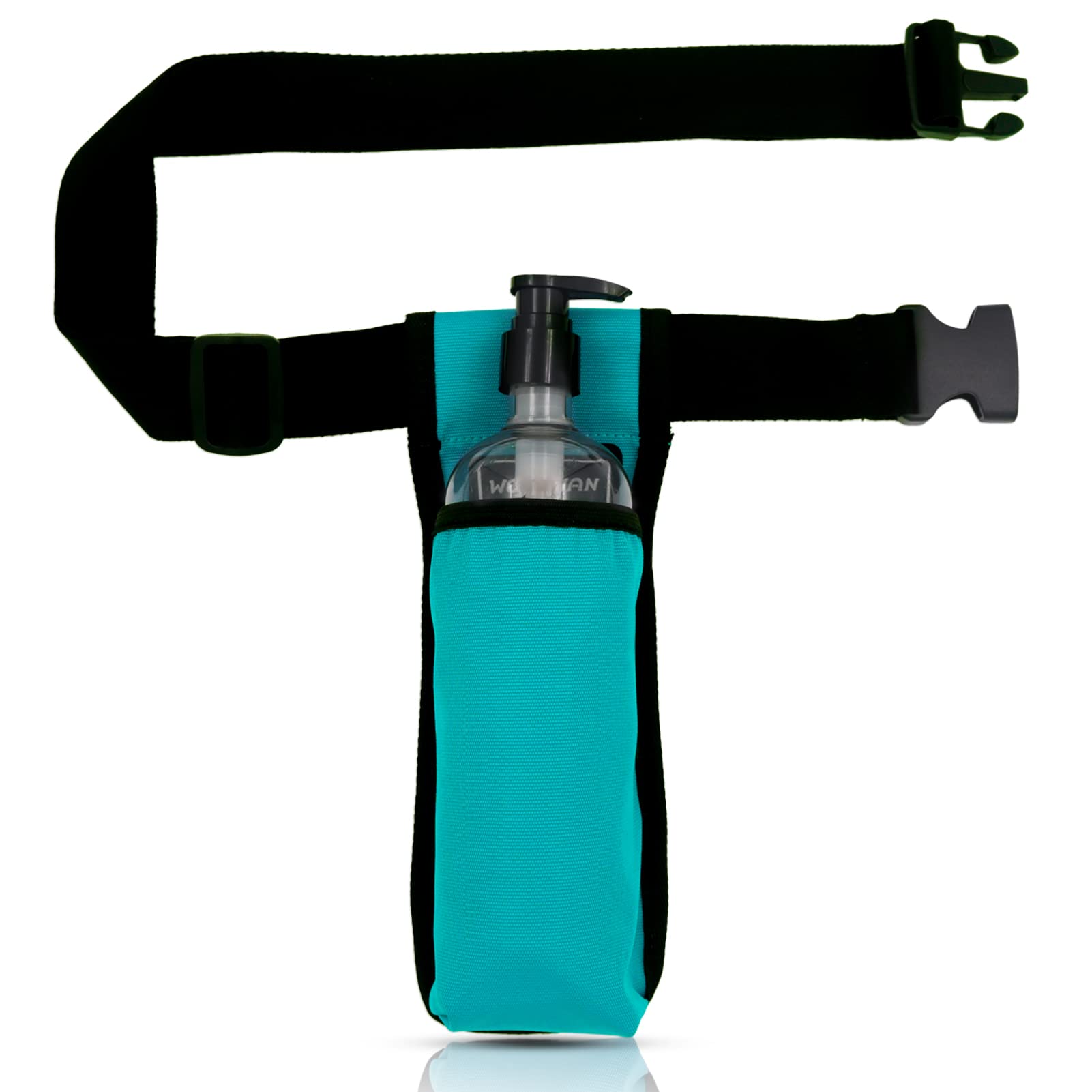 WEARWAN Massage Oil Holster – Adjustable & Durable Waist Bag (Bag Only, 1B-Cyan)