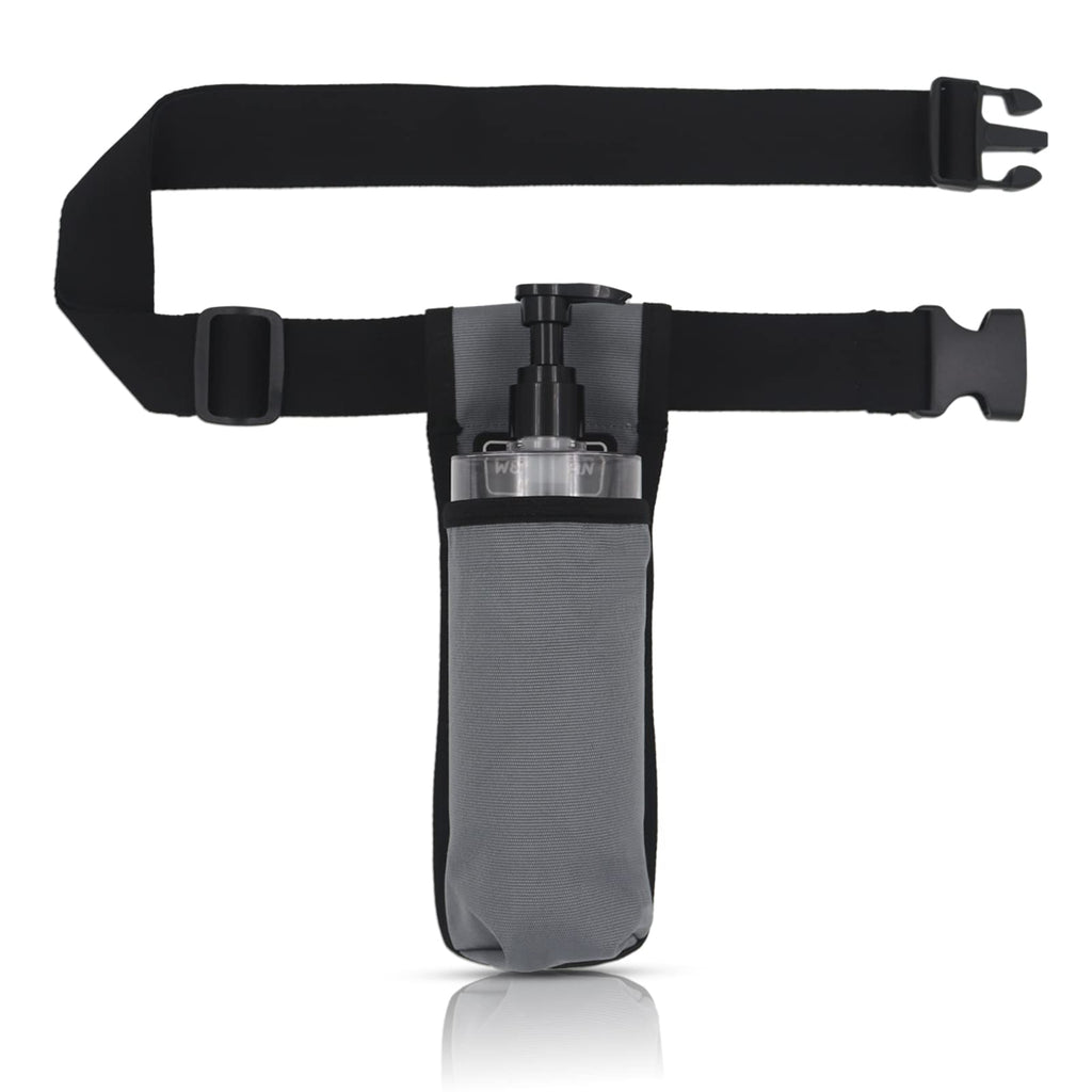 WEARWAN Massage Oil Holster – Adjustable, Durable Belt Bag (1B-Gray)