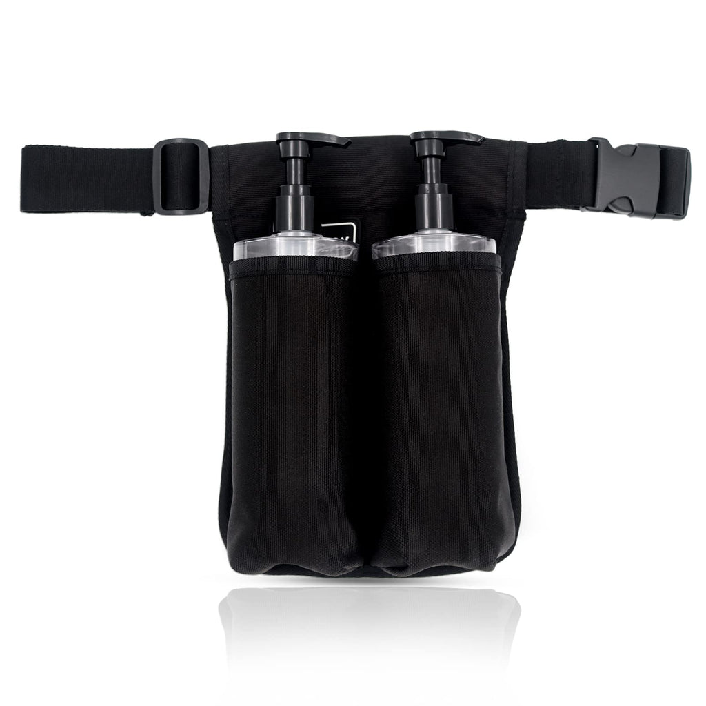 WEARWAN Massage Oil Holster – Adjustable, Durable Waist Bag (Bag Only, 2B-Black)