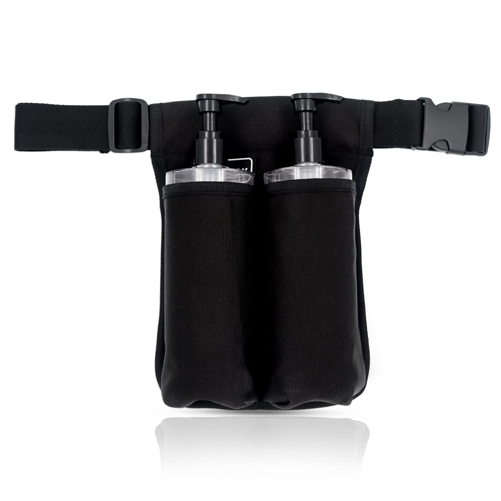WEARWAN Massage Oil Holster – Adjustable, Durable Waist Bag (Bag Only, 2B-Black)