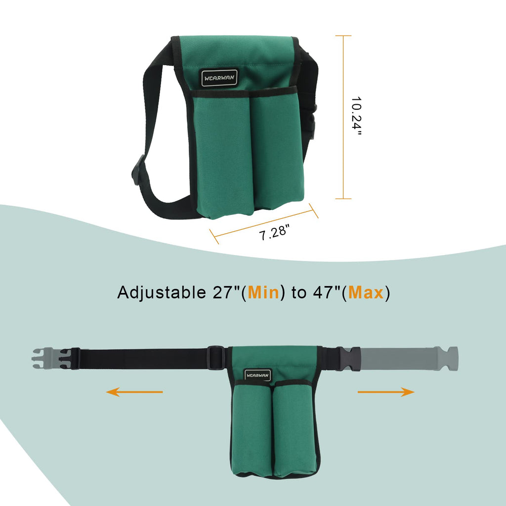 wearwan Massage Oil Holster – Adjustable & Durable Bag Only (2B-Dark Green)