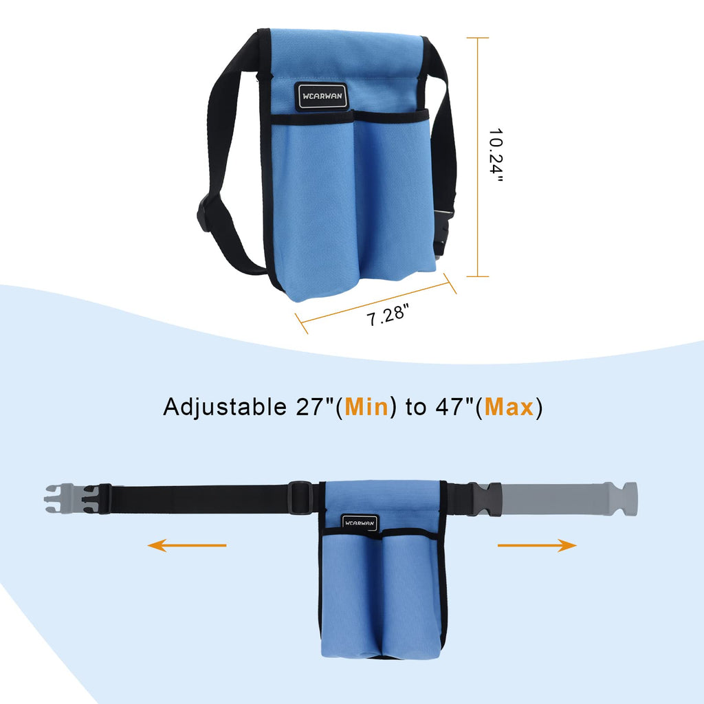 wearwan Massage Oil Holster - Adjustable & Durable Bag Only (Bottle Not Included) 2B-Skyblue