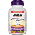 Webber Naturals Echinacea Standardized Herb 8:1 Extract, 2100mg, 90 Softgels Bonus