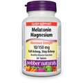 Webber Naturals Melatonin Magnesium 10/150 mg – Maximum Strength, 60 Tablets | Sleep Support, Muscle Function, Relaxation | Vegan