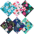 Weewooday 18 Pieces Glasses Cleaning Cloths - Floral Microfiber Lens Wipes, Reusable