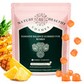 Weigloce Premium Feminine Balance Gummies for Women | Hawaiian Pineapple Probiotic Support - Gluten-Free & Vegetarian Friendly - 60 Count