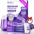 Weiss Naturals Retainer Cleaner Tablets – Persulfate-Free, 30 Tablets (Grape Scented)