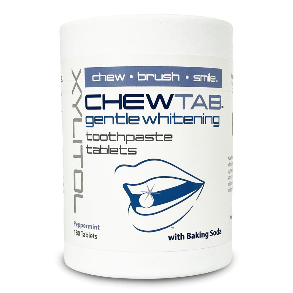 Weldental Chewtab Gentle Whitening Toothpaste Tablets 180 Count Refill – Peppermint