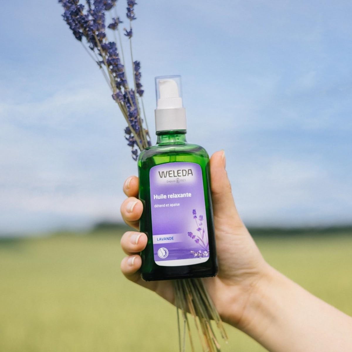 Weleda Relaxing Lavender Body & Beauty Oil – 3.4 Fluid Ounce (Clear)