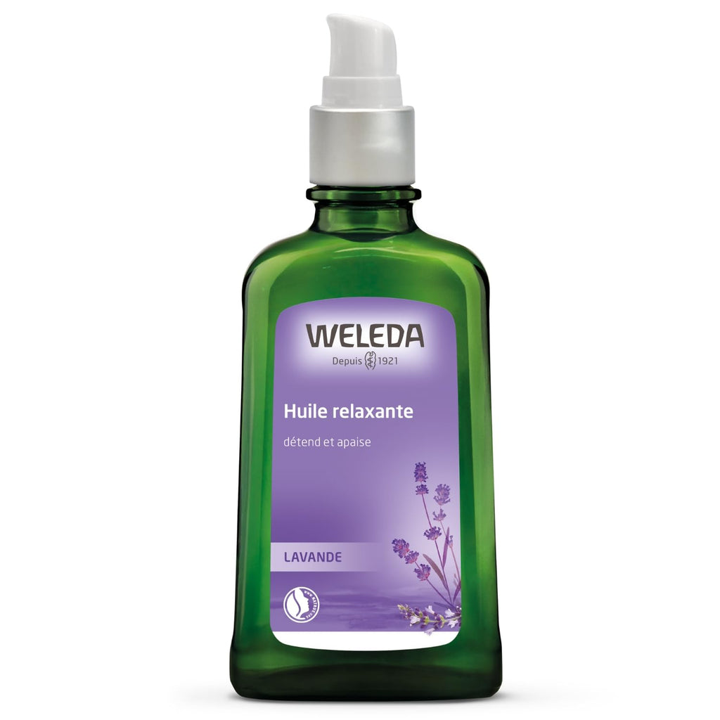 Weleda Relaxing Lavender Body & Beauty Oil – 3.4 Fluid Ounce (Clear)