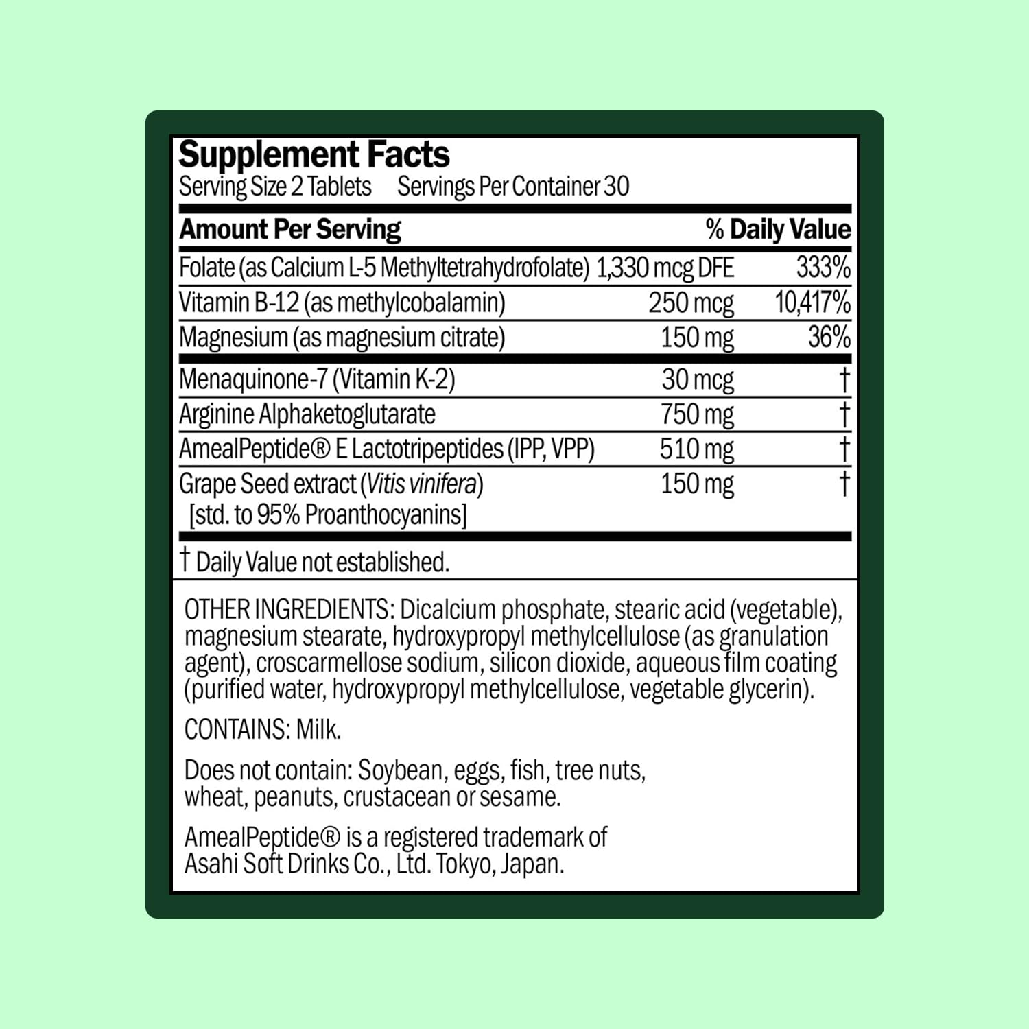 WellWithAll Blood Pressure Support Supplement | Supports Healthy Blood Pressure & Circulation | 60 Tablets