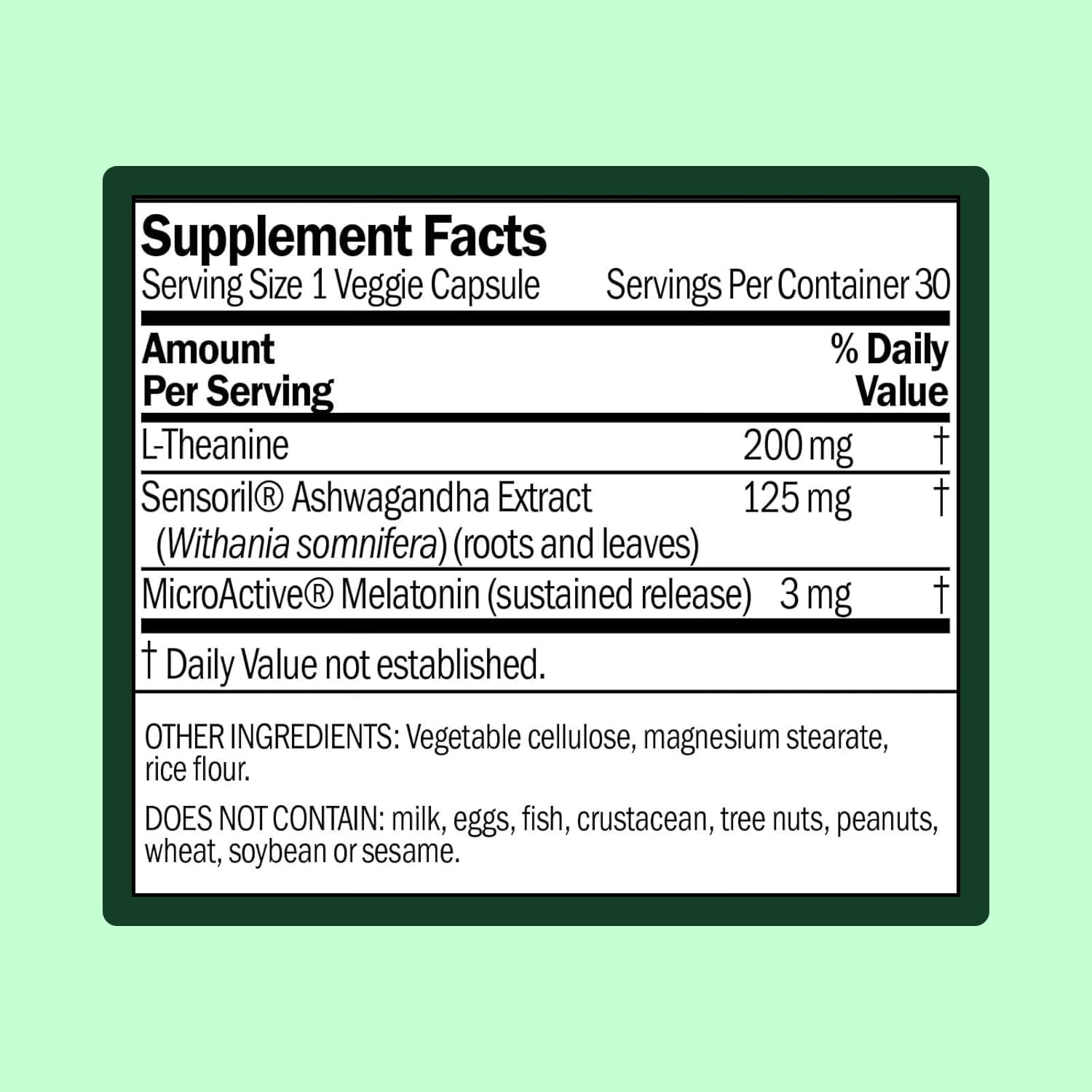 WellWithAll Sleep Support with Sustained-Release Melatonin | L-Theanine & Ashwagandha | 30 Capsules