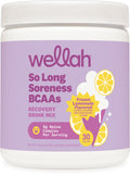 Wellah So Long Soreness BCAA Powder - Frozen Lemonade (30 Servings) with Hydration Complex