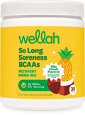 Wellah So Long Soreness BCAA Powder – Pina Colada, 30 Servings (Hydration Complex)