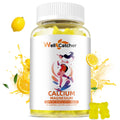 Wellcatcher Calcium Magnesium Gummies (60ct) – Sugar Free Vegan Algae Calcium for Adults & Kids | Bone Support with Vitamin D3, K2, Zinc
