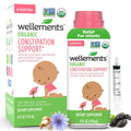 Wellements Organic Constipation Support | Gentle Relief for Infants & Toddlers | 4 Fl Oz