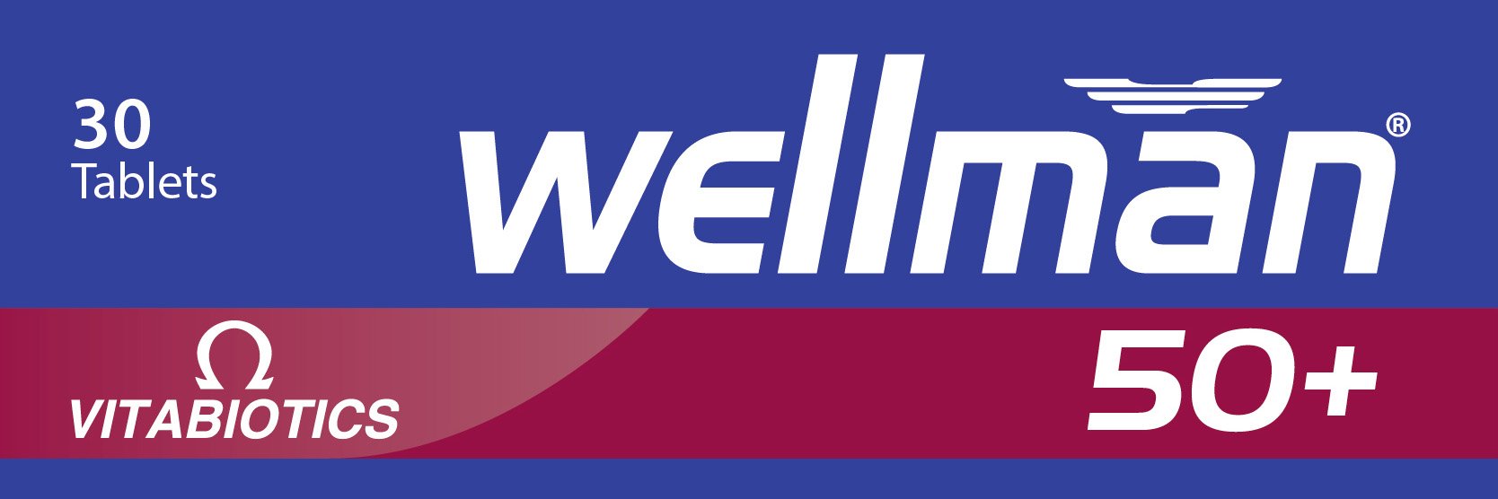 Wellman 50+ Advanced Vitamin & Mineral Supplement | Vitabiotics | 30 Tablets