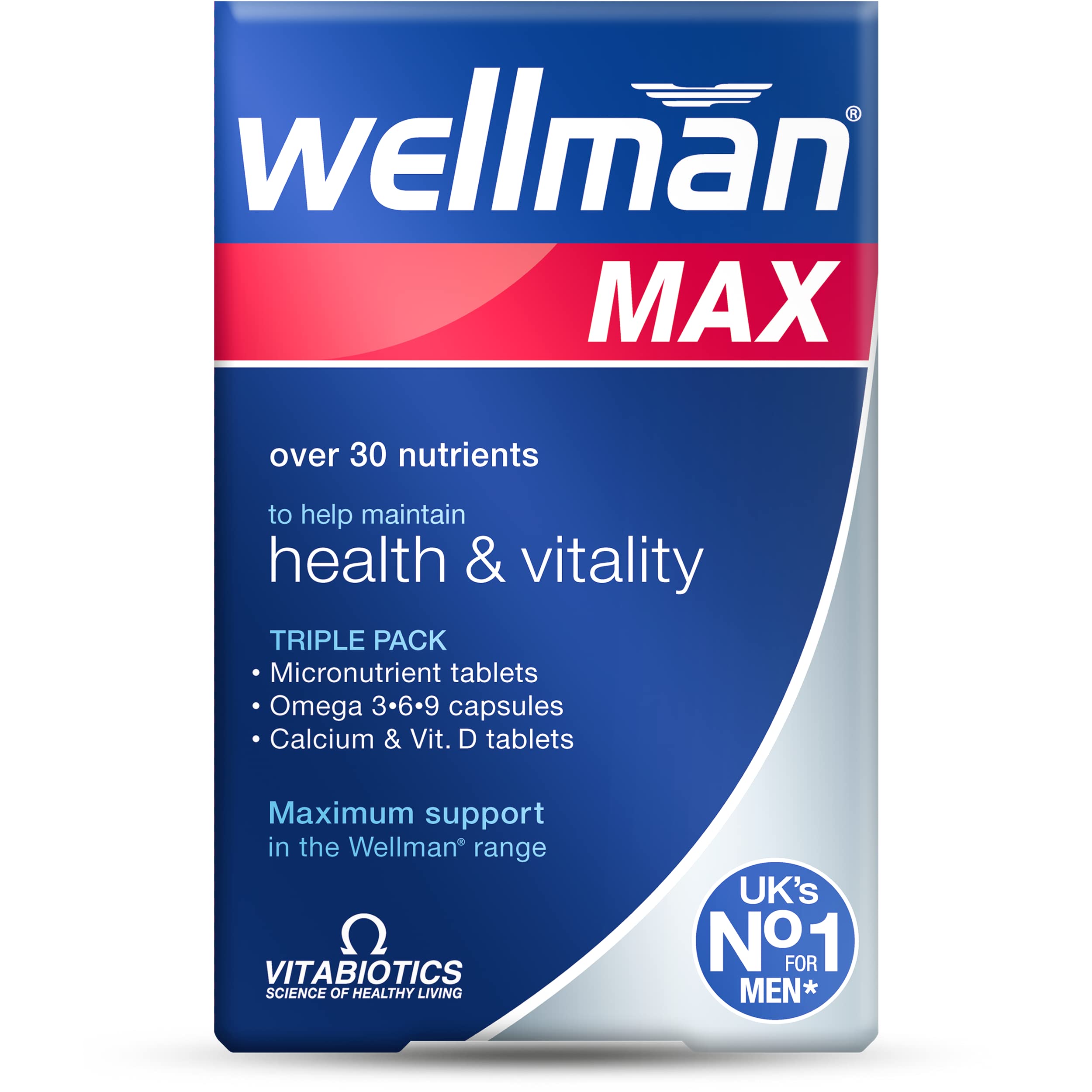 Wellman Max Capsules Pack of 84 – 3-in-1 Triple Pack