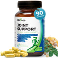 Wellnee Joint Support Supplement | Glucosamine Chondroitin MSM, Boswellia & Turmeric | 90 Capsules, 30 Servings