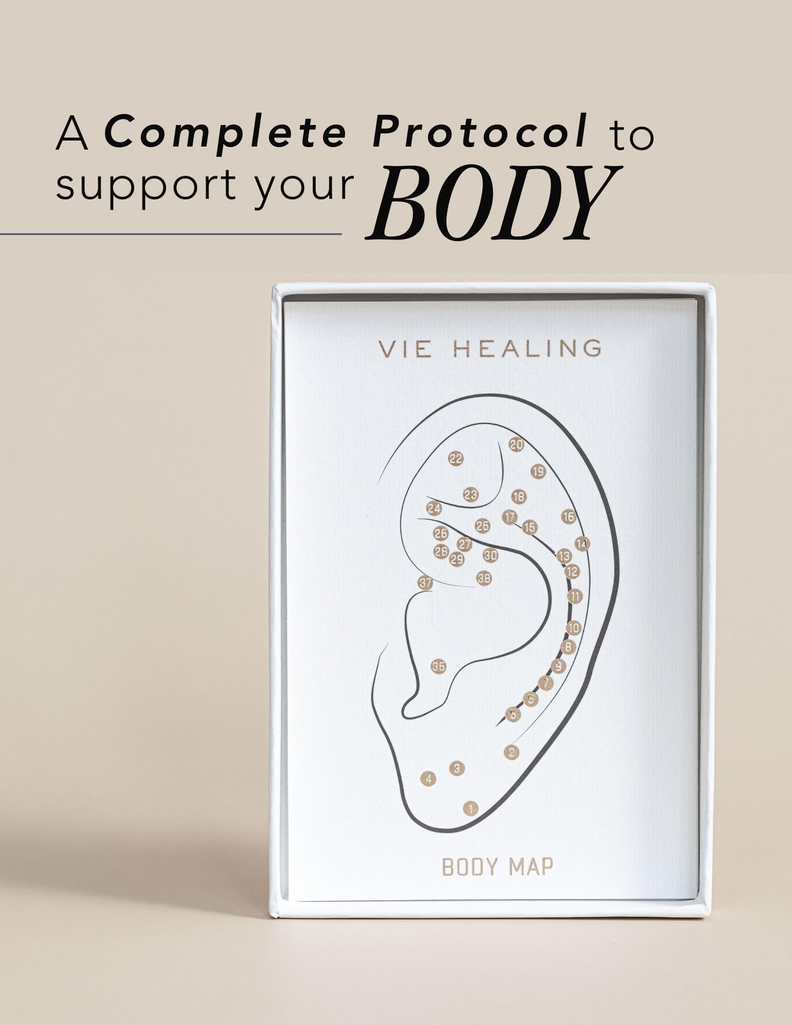 Vie Healing 24K Gold Ear Seeds – Acupressure & Wellness