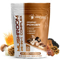 WELLNESS LABSRX 25-in-1 Mushroom Powder – 2000mg, Lion's Mane & 24 Other Mushrooms, 120 Servings