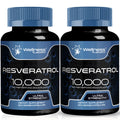 WELLNESS LABSRX Resveratrol 1000mg Capsules - 240 Count Pack of 2 - Japanese Knotweed