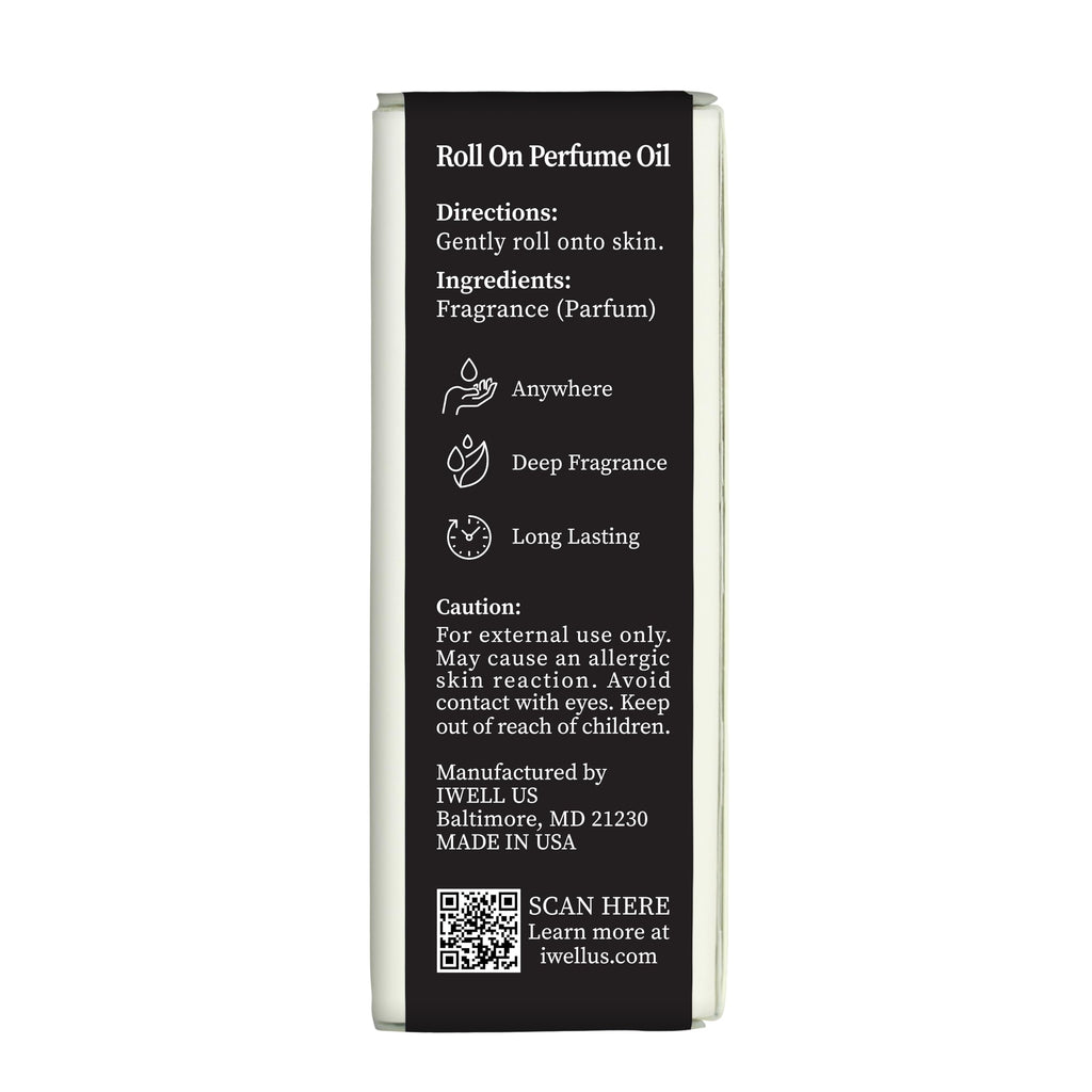 Well's Oil Roll-On Perfume Oil (Bacarat 540) | Long-Lasting | Paraben-Free | 0.33 Fl Oz / 10 ml