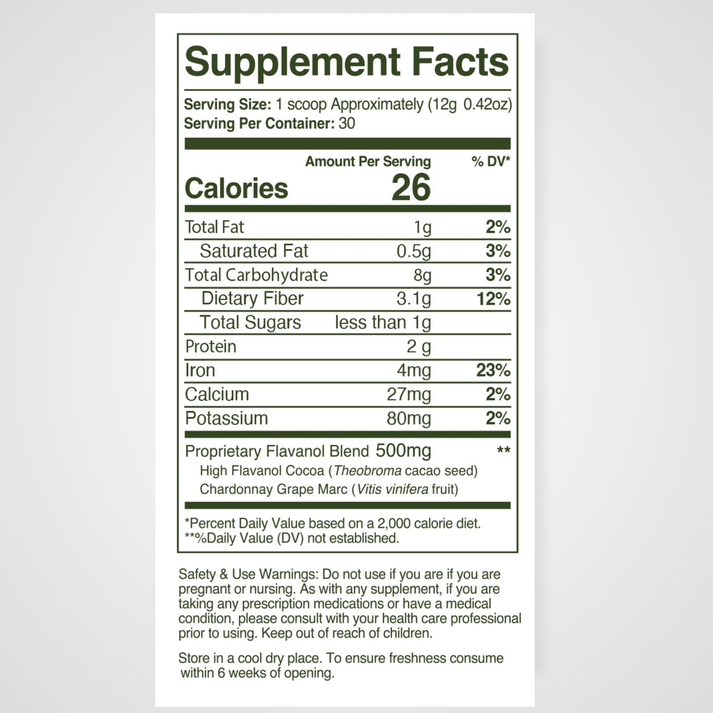 WellVine Nutrition Boosting Blend – Upcycled Chardonnay Grape Powder for Brain, Gut & Heart Health