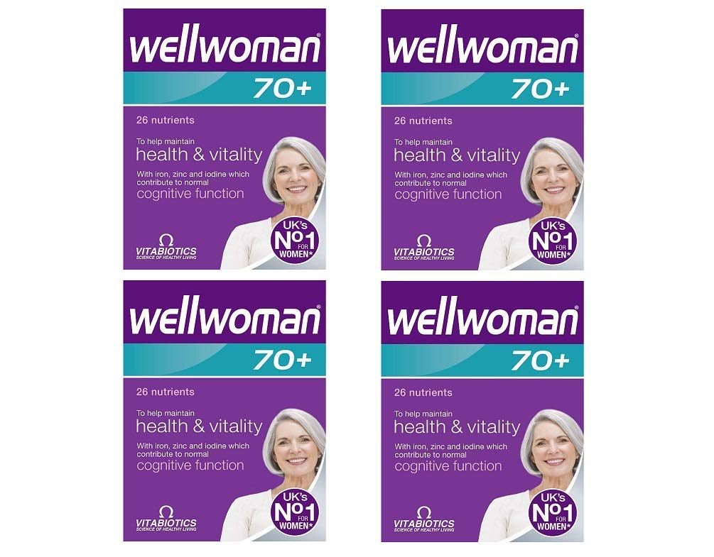 Wellwoman 4 X 70+ 30 Tablets | Vitabiotics Wellwoman 70+