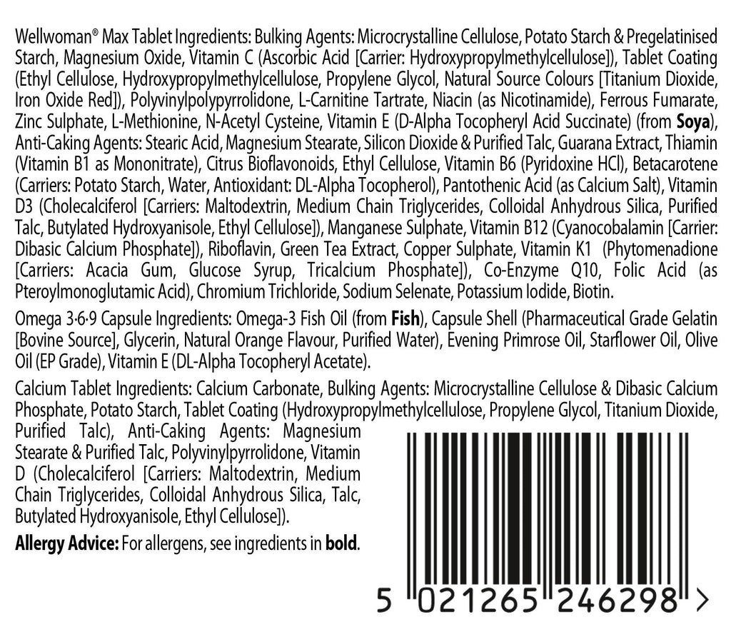 Wellwoman Max Capsules - Pack of 84 | Vitabiotics