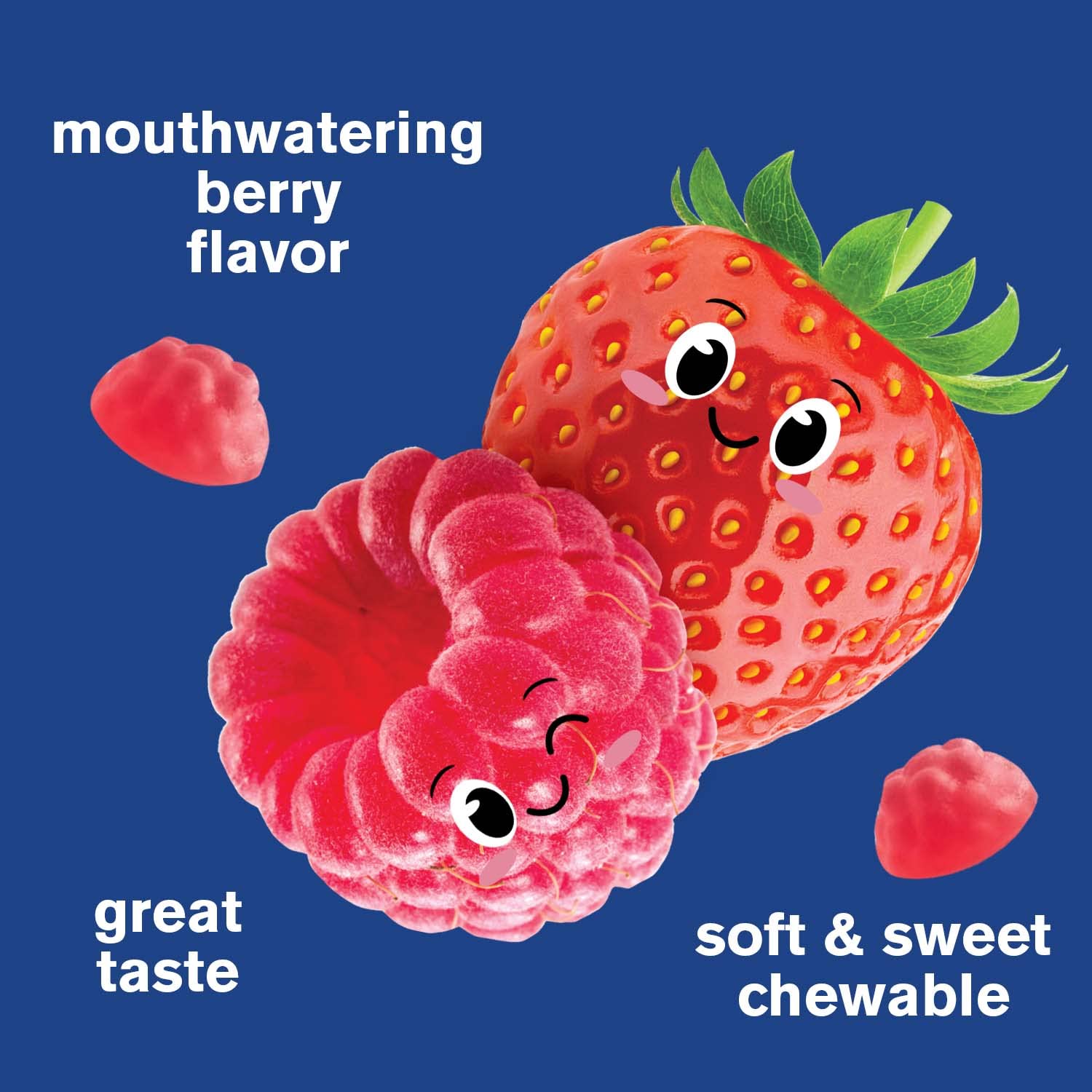 WellYeah Vitamin B12 Gummies for Kids - Berry Flavor, Gluten-Free, Non-GMO