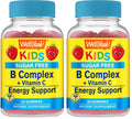 WellYeah Kids Vitamin B Complex Sugar-Free Gummies - Immune & Energy Support | Strawberry (60 Count x 2)