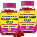 WellYeah Melatonin Gummies 20mg (2 Pack) – Sleep Support, 60 Count, Vegan