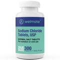 WELMATE Sodium Chloride Tablets - 1000 mg per Tablet | 300 Count | Hydration & Electrolyte Support | Made in USA
