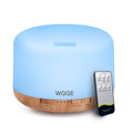 WGGE Essential Oil Diffuser 500ml – Premium Ultrasonic Vaporizer with Remote, 7 LED Colors, Timer & Auto-Off