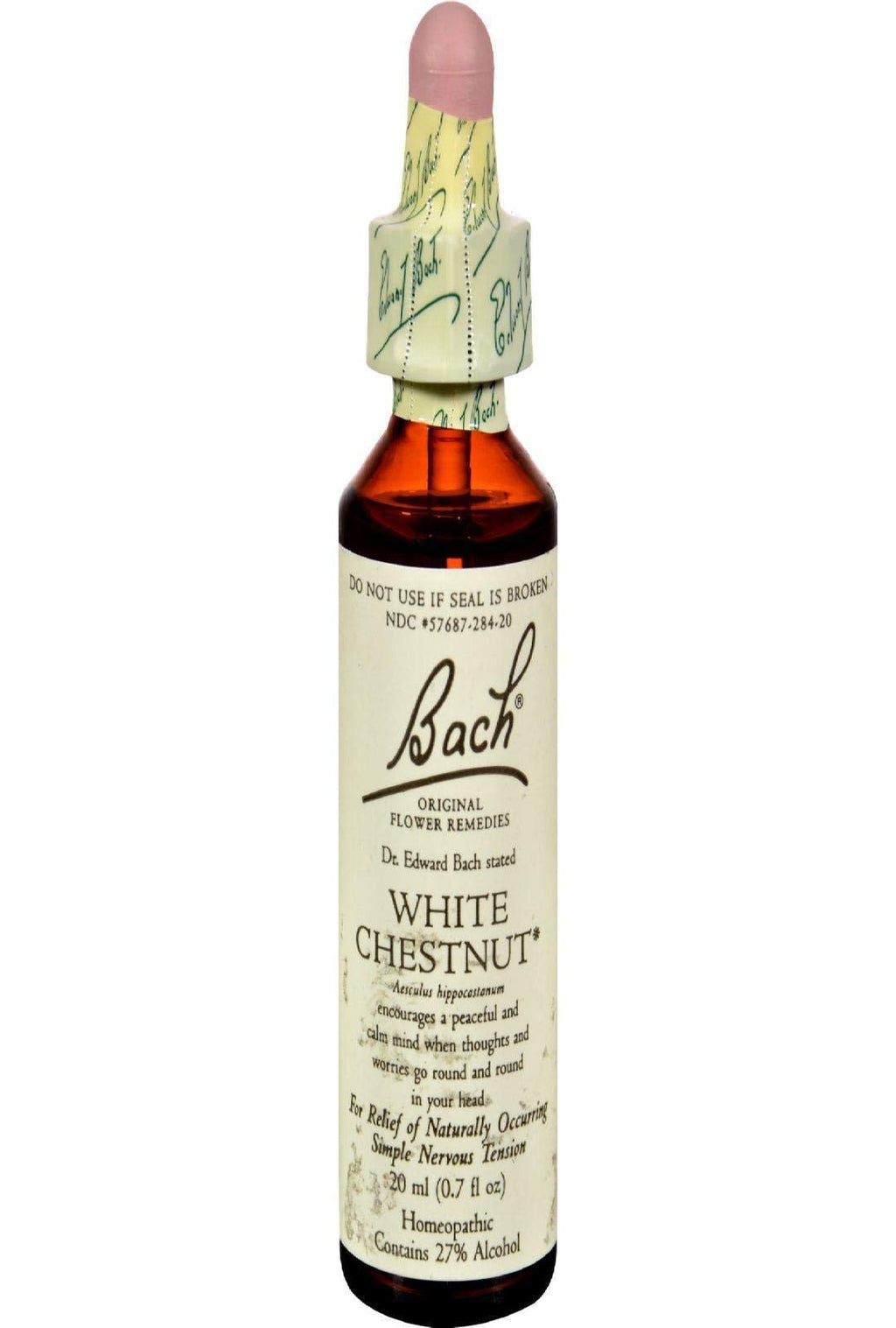 White Chestnut Bach Flower Remedy – Calm the Mind (20 mL) – Vegan