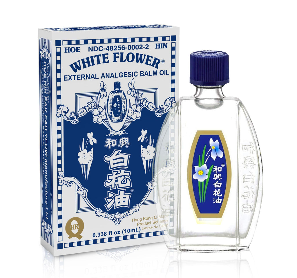 White Flower External Analgesic Balm Oil 10ml | Authentic US Import (1 Pack)