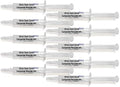 White Teeth Global 10 Syringes (3ml) - New Strongest 44% Carbamide Peroxide Teeth Whitening Gel (Mouth Trays NOT Included)