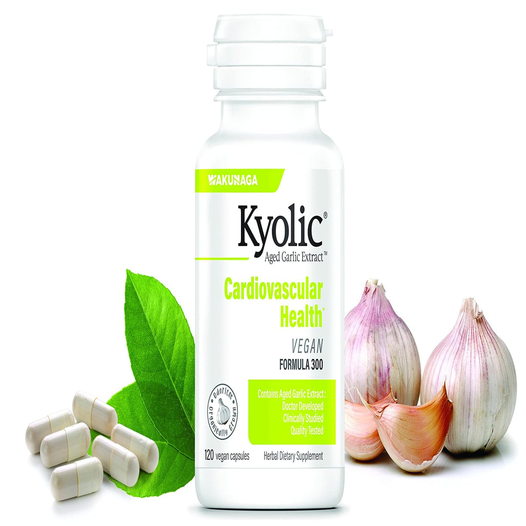 Kyolic Aged Garlic Extract Formula 300 – Cardiovascular Health, Vegan, 360 Capsules