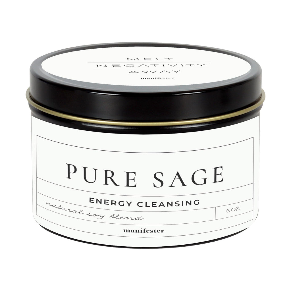 Whole Works Premium Sage Candle for Cleansing – 6oz Natural Soy Wax, Paraben & Phthalate Free