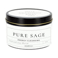 Whole Works Premium Sage Candle for Cleansing – 6oz Natural Soy Wax, Paraben & Phthalate Free