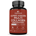 Wholesome Wellness Multi-Collagen Pills – 5 Types I-V, Organic Herbs