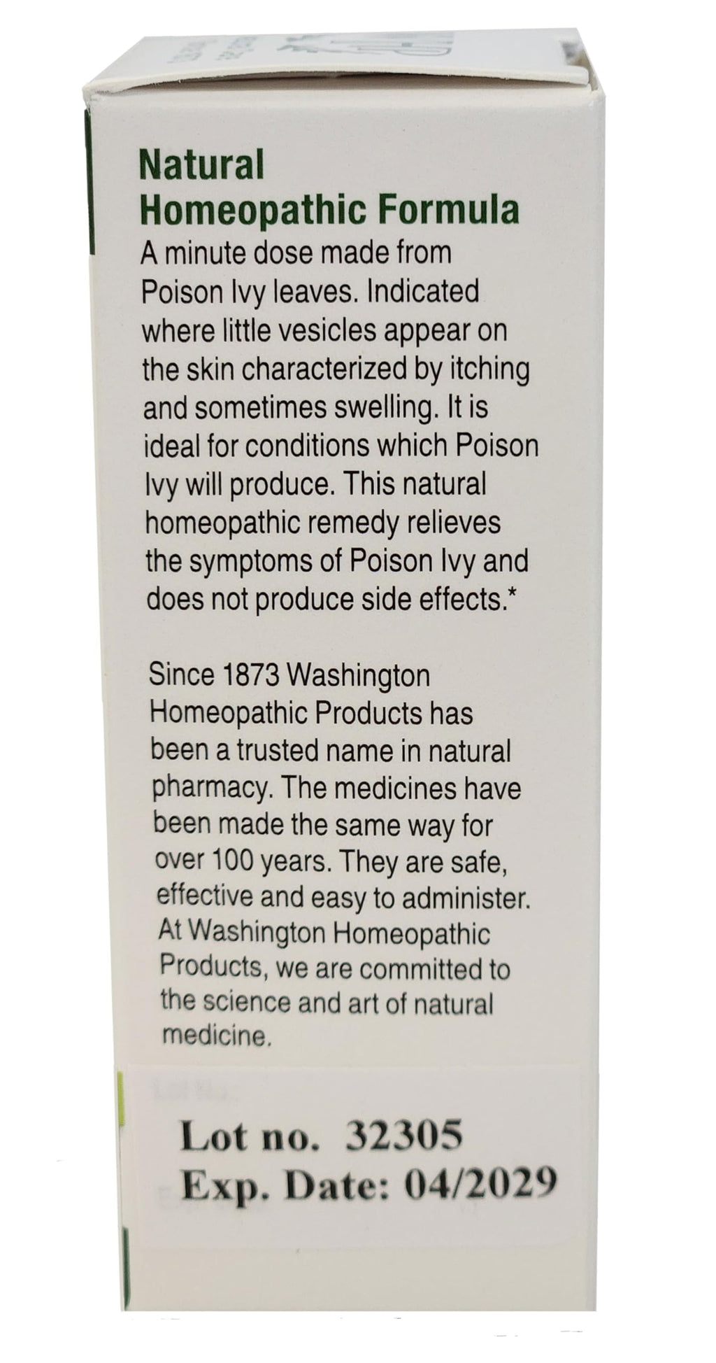 WHP Poison Ivy - All-Natural Homeopathic Relief (300 pills)