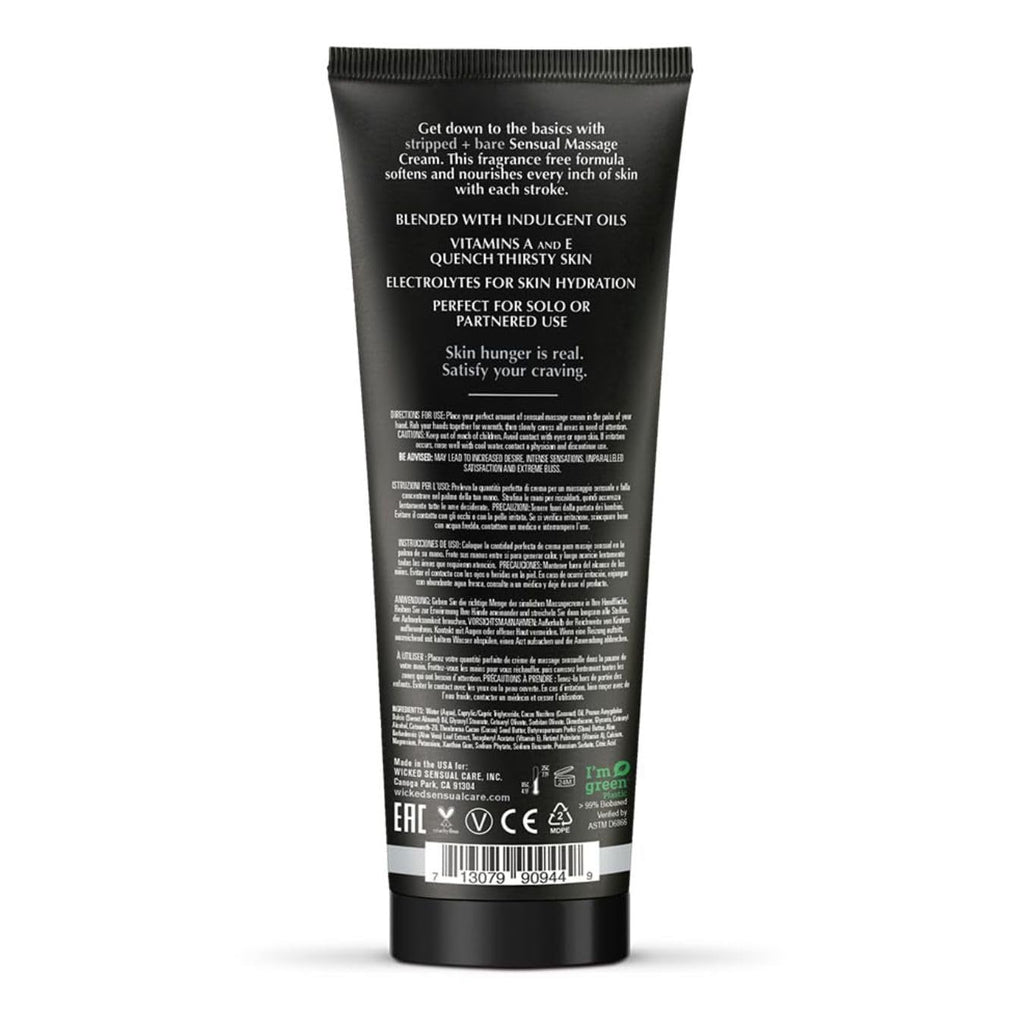 Wicked Sage+Sea Salt Massage Cream 4oz - Relaxing Sensual Massage