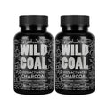 Wild Foods Activated Charcoal Capsules – 120 Capsules (Two Bottles) | Organic Coconut Shells | Lab Tested & Non-GMO | Detox & Bloating Relief | USA