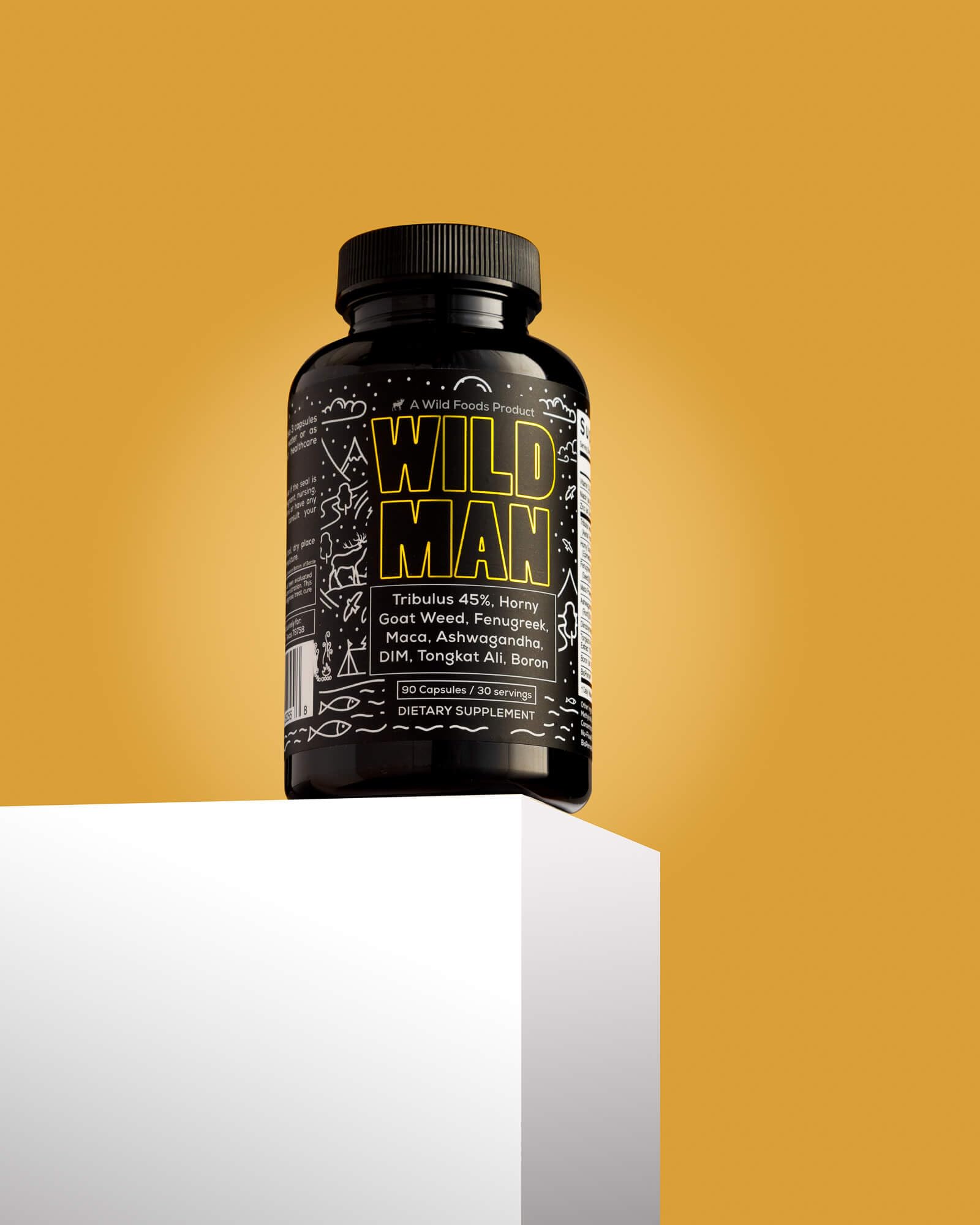 Wild Foods Herbal Stack for Man – Daily Wellness Supplement