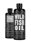 Wild Foods Liquid Omega-3 Fish Oil – Lemon, 16 oz | Burpless, Odorless, DPA + EPA + DHA Triple Strength