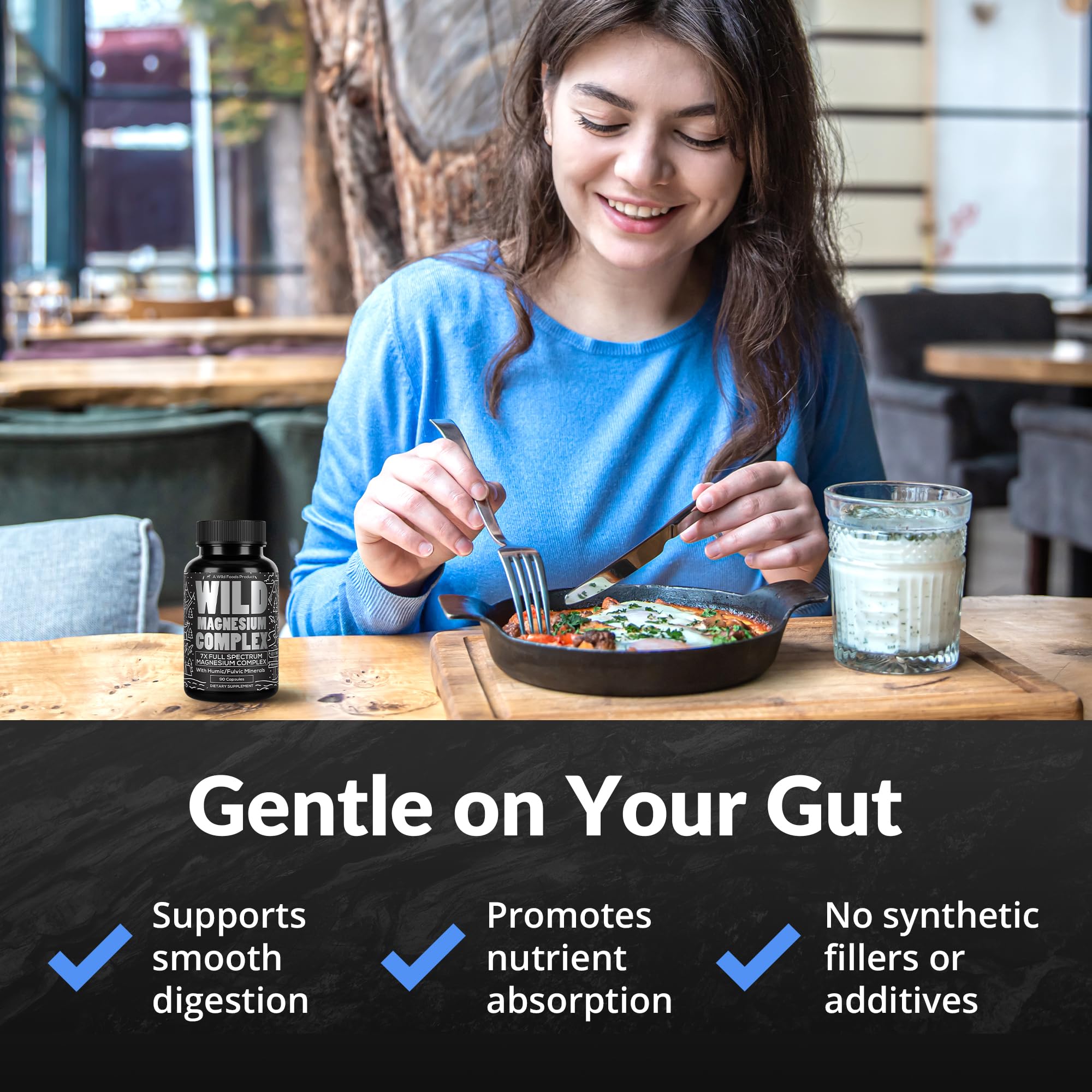 Wild Foods Magnesium Complex 7x Forms - 90 Capsules
