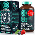 WILD FUEL Vegan Collagen Builder – Plant-Based Booster with Biotin (30 Tablets)