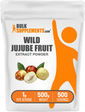 BulkSupplements Wild Jujube Extract Powder – 500g (1g/serving), Gluten Free